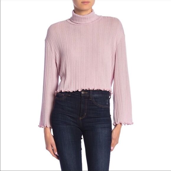 Abound Ribbed Mock Neck Sweater - Picture 1 of 5